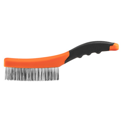 Щетка по металлу Neo Tools 4х16 рядов, прямая проволока 0.3мм, 260мм, двухкомпонентная рукоятка (39-050) Винница - изображение 1