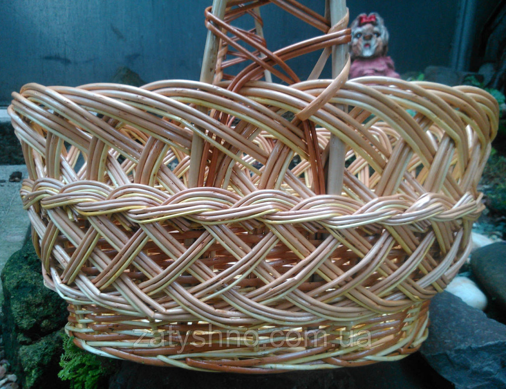Подарочная корзина из лозы овальная Киев - изображение 2