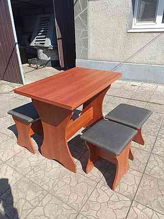 Раскладной кухонный стол 59х89см (Mebel Service) - Яблуня Львов