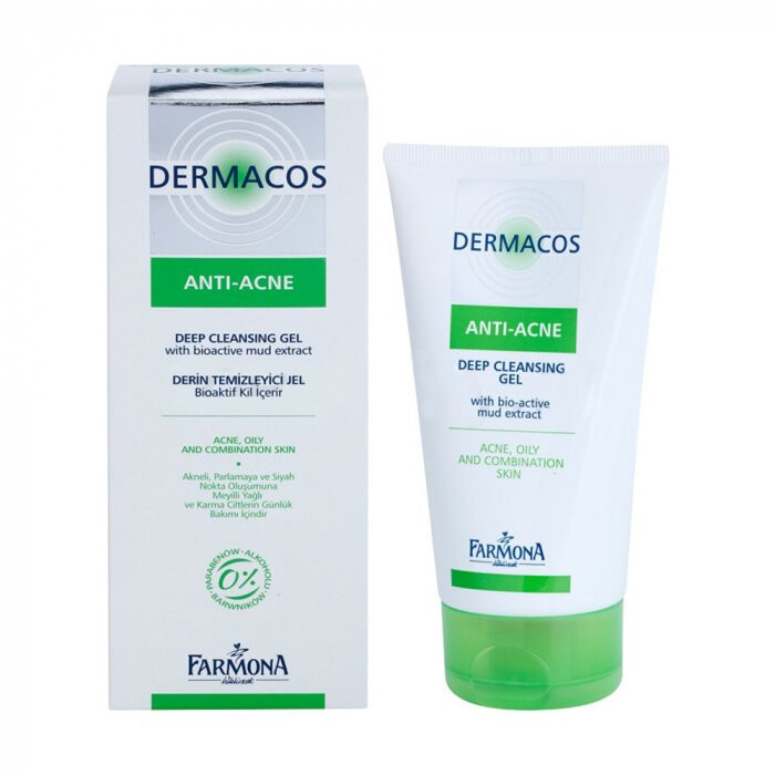 Глубоко очищающий гель для лица Farmona Dermacos Anti-Acne 150 мл Киев - изображение 2