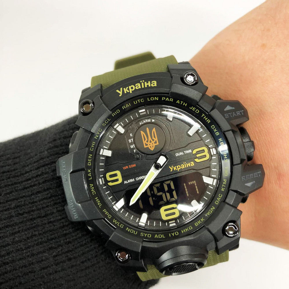 Наручні годинники з електронним механізмом SKMEI 6851/1586AG, Водонепроникні годинники з гарантією YD-29 Івано-Франківськ - фото 4