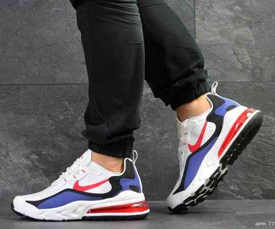 Кроссовки Nike 270 Сеточка Мужские Белые Найк с Амортизацией (размеры: 41,42,43,44,45) Видео Обзор - 53-5 Днепр