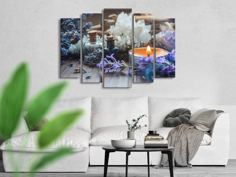 Модульная картина в гостиную / спальню Аромат лаванды Art-451_5 ( 80х118см ) Киев - изображение 2