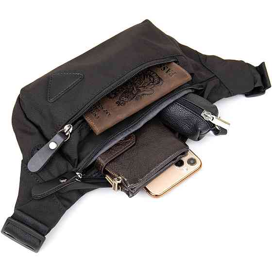 Бананка нейлон Vintage 20635 Черная Киев