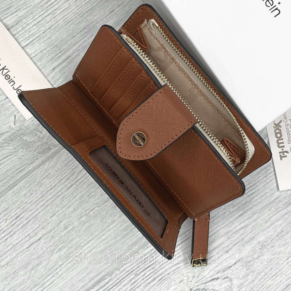 Жіночий брендовий гаманець Ск (13833) коричневий Київ - фото 9