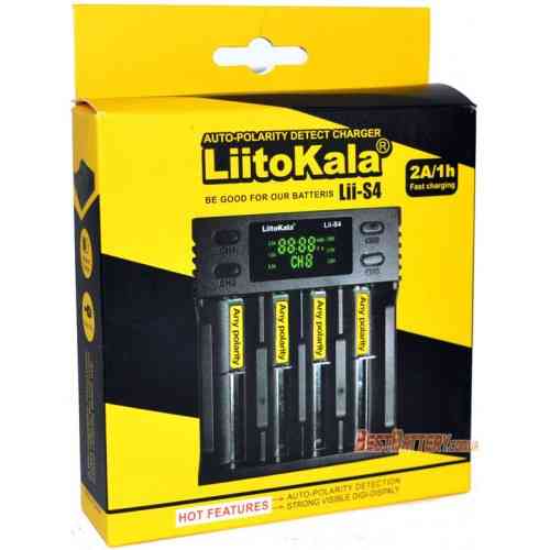 Заряднoe устройство Liitokala lii-S4 на 4 канала (для Ni-MH, Ni-CD, Li-Ion, LiFePo4) Киев