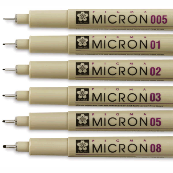 Набір лайнерів PIGMA Micron 6шт Sakura Київ