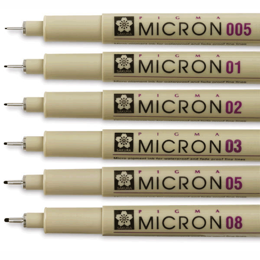 Набір лайнерів PIGMA Micron 6шт Sakura Київ - фото 2