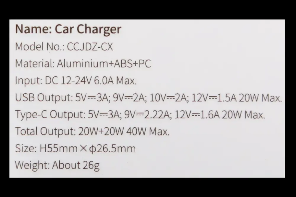 Зарядка в прикуриватель 1USB/1Type-C QC 40Вт Baseus  темно-серый Винница - изображение 4