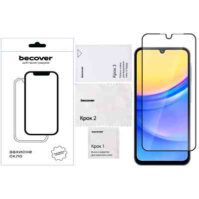 Скло захисне BeCover Samsung Galaxy A16 4G SM-SM-A165/A16 5G SM-A166 Black (712860) Вінниця