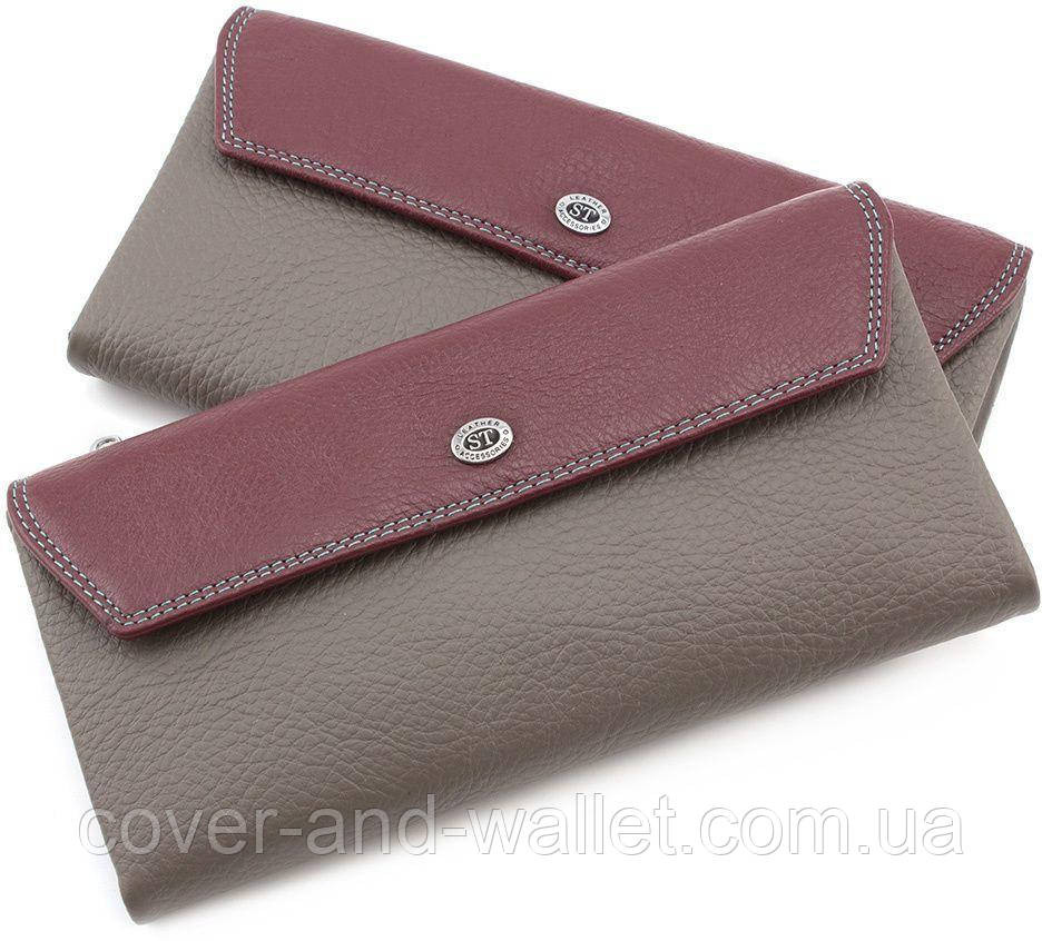 Стильный женский кожаный кошелек купюрник желтого цвета SB 42 Киев - изображение 9