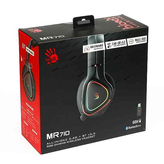 Bluetooth-гарнітура Bloody MR710 Black ( Чорний ) Харків