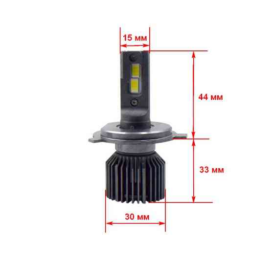 Світлодіодні лампи H4 Cyclone type45/LED/12V/60W/12000Lm/6000K Вінниця