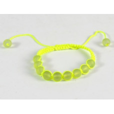 Браслет феничка с бусами желтого цвета Киев - изображение 1