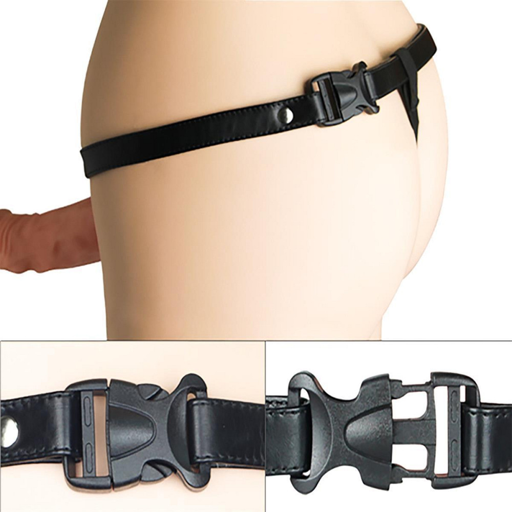 Страпон с вибро пустотелым Unisex Hollow Strap On Sex Aura Киев - изображение 7