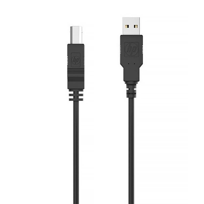 Кабель USB 2.0 AM-BM, 1.0 м, чорний, HP Вінниця - фото 2