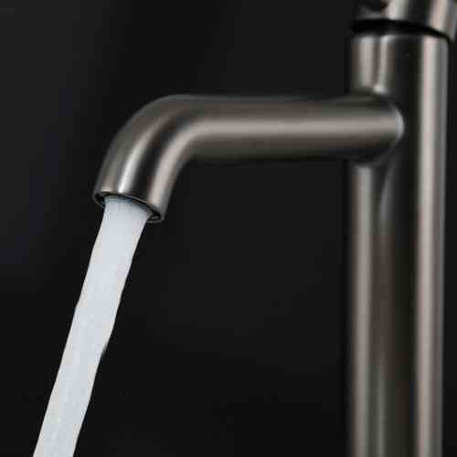 Змішувач для раковини високий Gappo G1006-29 графіт Київ