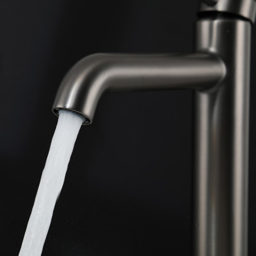 Змішувач для раковини високий Gappo G1006-29 графіт Київ - фото 3