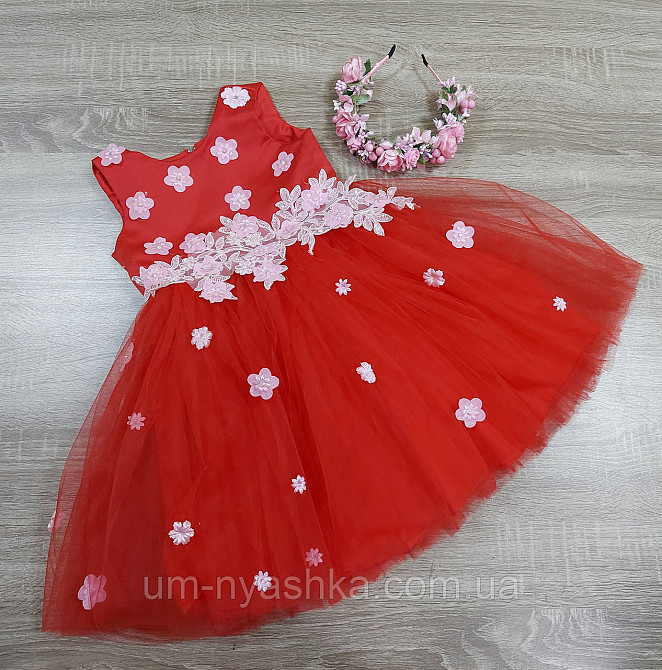 Пишне ошатне плаття з квітами Кривий Ріг - фото 3