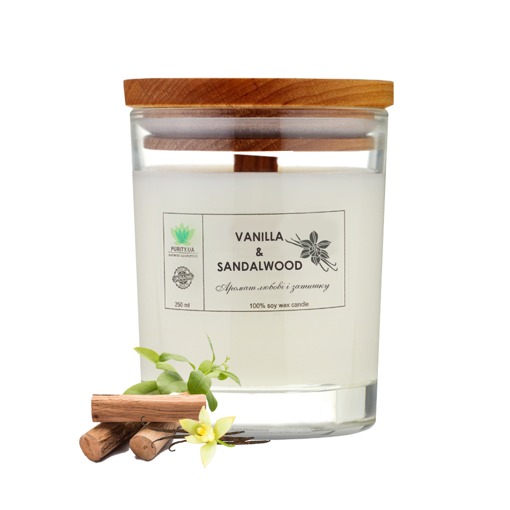 Аромасвічка Vanilla&Sandalwood L PURITY 150 г Київ - фото 1