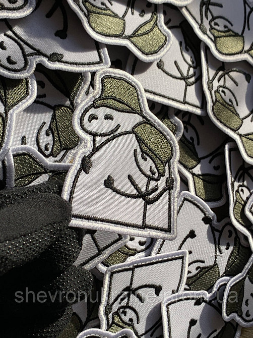 Шеврон Флорк друзі (Форма контурна. На липучці) Розмір 8x6см Київ - фото 5