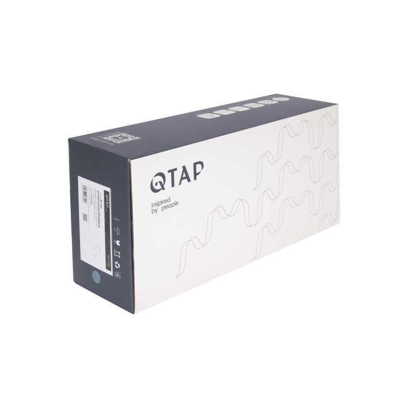 Змішувач для ванни Qtap Arvin з довгим поворотним виливом і душовим гарнітуром QTARV260CRM48641 Chrome Київ - фото 7