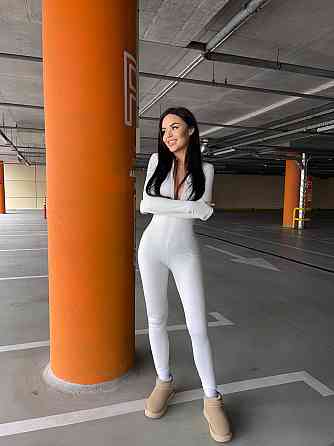 Женский утепленный облегающий комбинезон термо на флисе Молочный, 42/44 Одесса