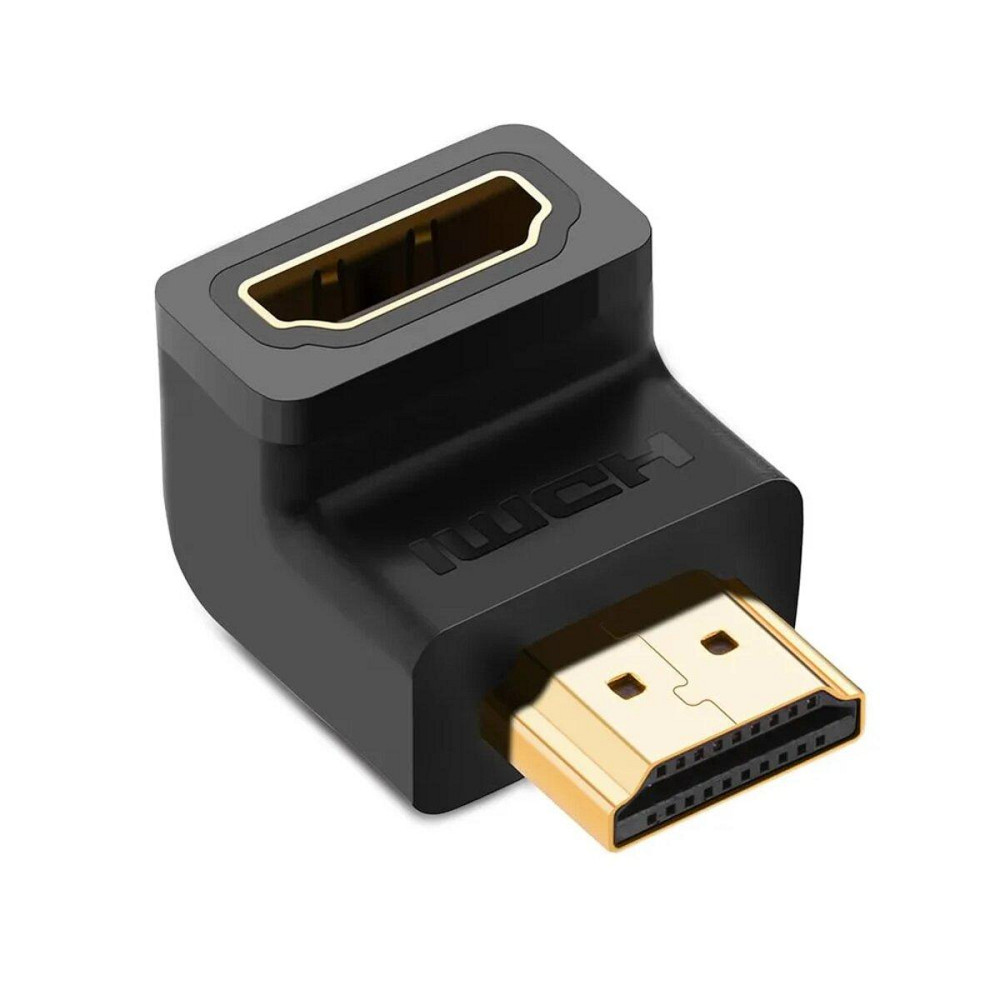 Відеоадаптер відео перехідник адаптер UGREEN HDMI 4K Adapter "тато" - "мама" Down-angled UGR-20109 Одеса - фото 2