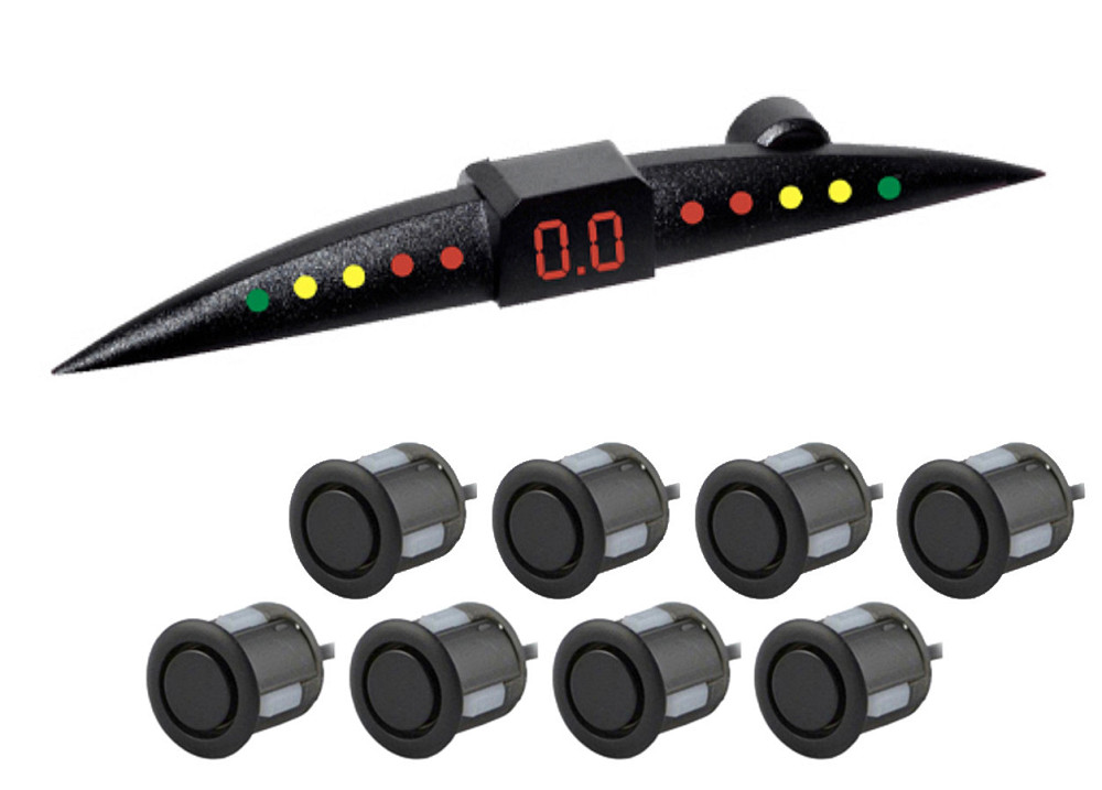 Парктроник TIGER TG-P8LED 8дат SLIM Black/black (компл.) Винница - изображение 1