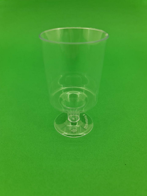 Чарка склоподібна на ніжці100 гр 16 шт. Харків - фото 1