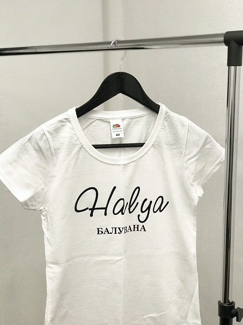 Женская футболка, премиум с принтом - 