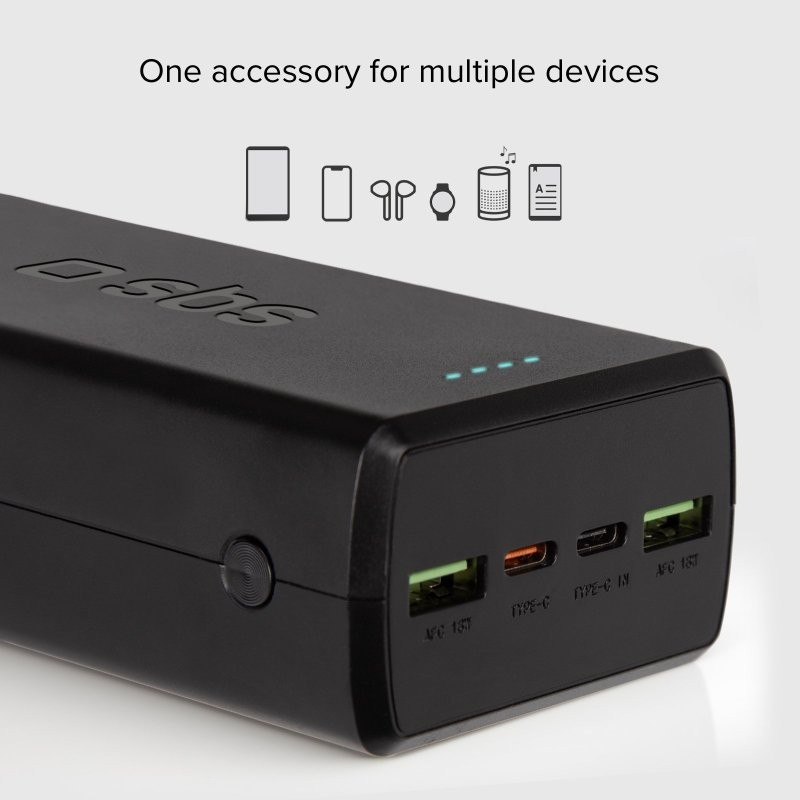 Універсальна мобільна батарея SBS 30000 mAh 20 W Black (TTBB30000PD20K) ( 26023 ) Харків - фото 2