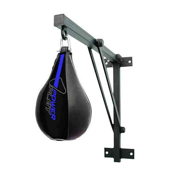 Пневмогруша боксерська PowerPlay 3061 Ultra Series темно синя D26см. Каменское