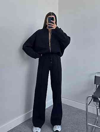 Женский базовый повседневный костюм двойка качественная турецкая двухнить Одесса