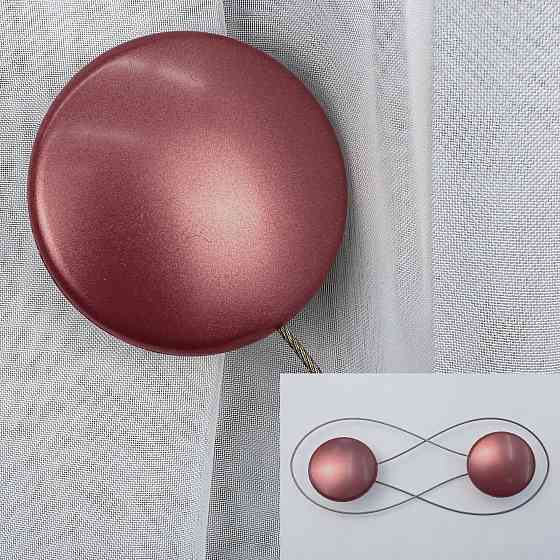 Магниты для штор и гардин Круг 2 шт Коралловый (81-291) Киев