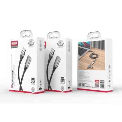 Дата кабель USB 2.0 AM/AM 3.0m black XO (NB-219-USB-3m) Вінниця