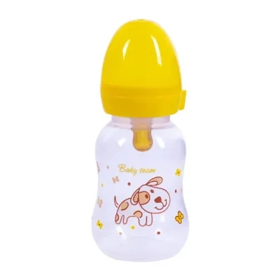 Пляшечка для годування Baby Team З латексною соскою 125 мл (4824428013000) Вінниця - фото 1