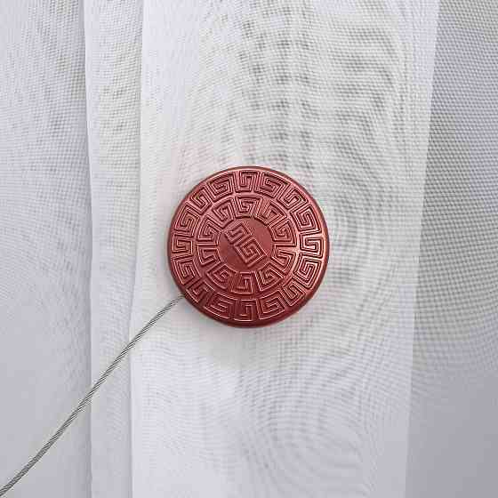 Магніти для штор і гардин Родос набір 2 шт Кораловий (81-126) Київ