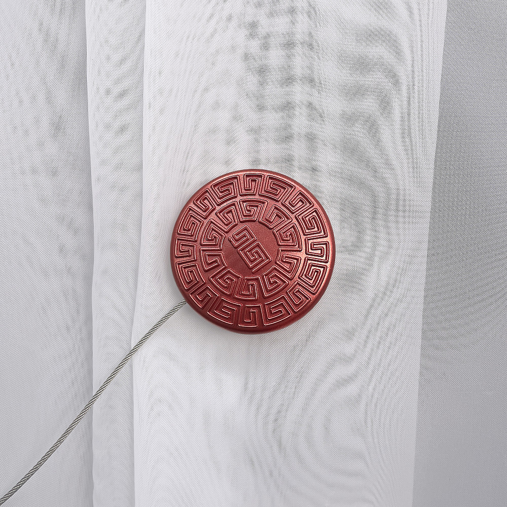 Магніти для штор і гардин Родос набір 2 шт Кораловий (81-126) Київ - фото 4