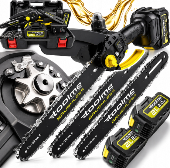 Акумуляторна пила ланцюгова Toolme BRUSCHLESS 900Вт (Польща) Київ