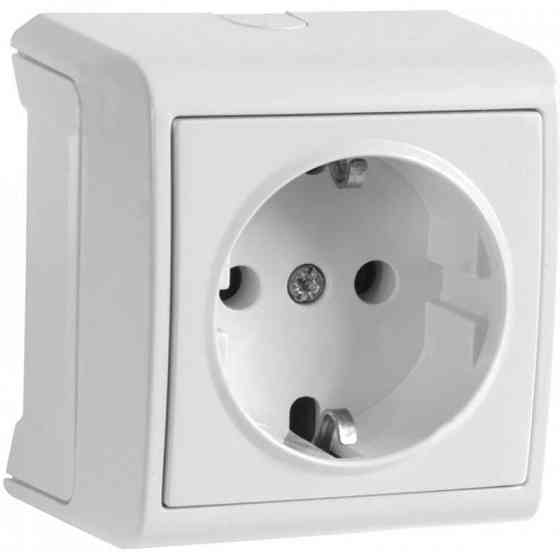 VERA Розетка зовнішня із заземленням біла Viko Харків