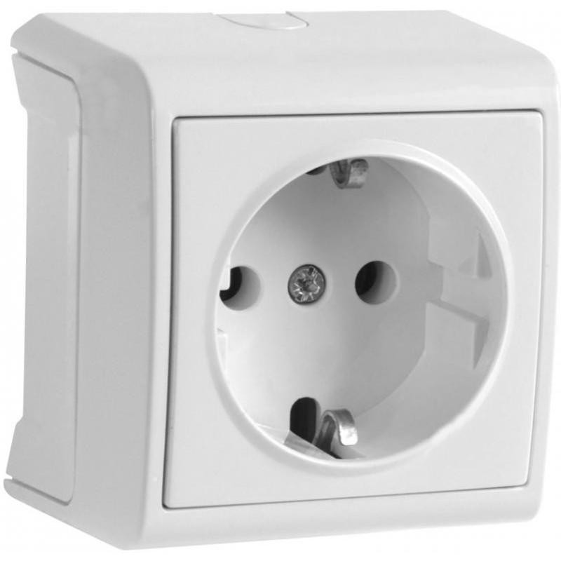 VERA Розетка зовнішня із заземленням біла Viko Харків - фото 2