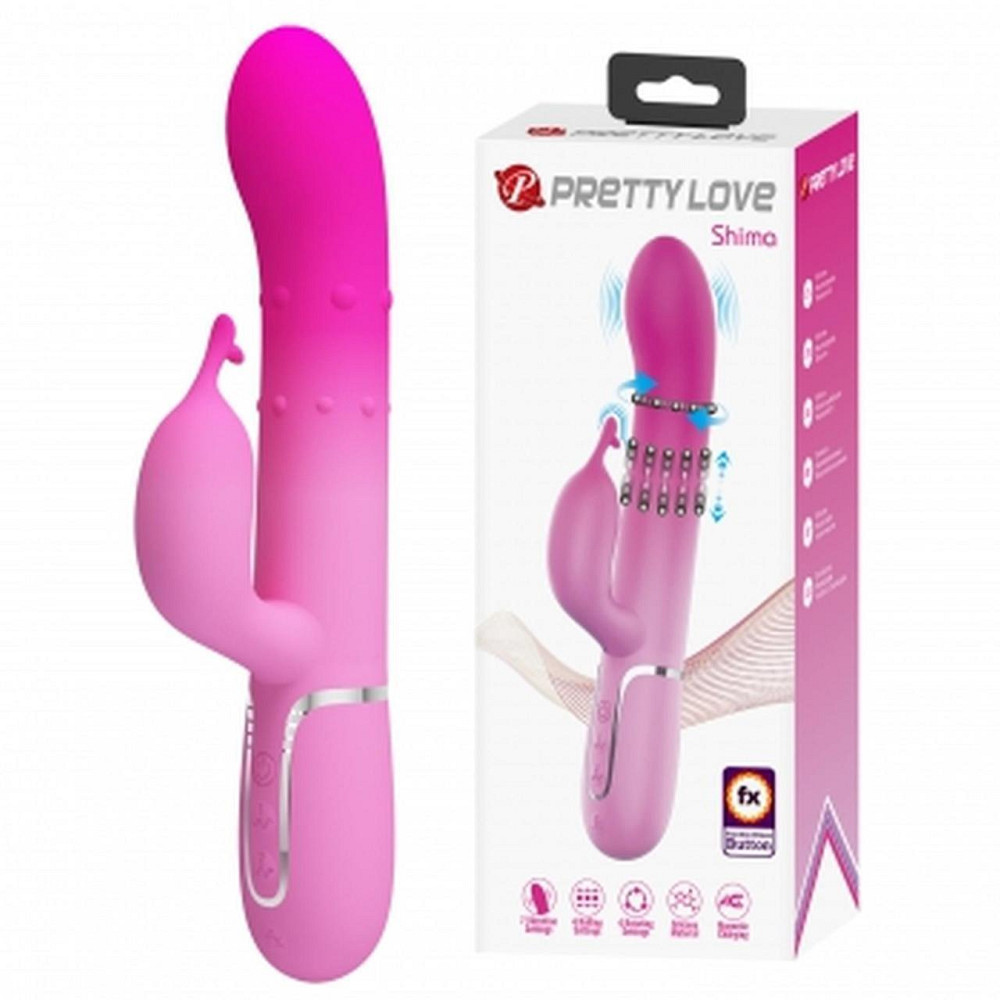Вібратор - Pretty Love Shima Pink Sex Aura Київ - фото 1
