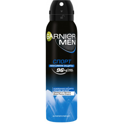 Антиперспірант Garnier Men Спорт спрей 150 мл (3600541254664) Вінниця - фото 1