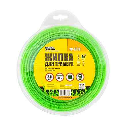 Жилка для тримера MASTERTOOL КВАДРАТ КРУЧЕНИЙ 3,00 мм 89 м блістер 19-1214 Коломия