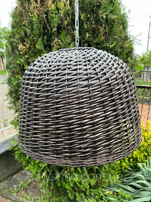 Люстра коричнева плетена Київ - фото 4