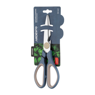 Кухонні ножиці Ardesto Gemini 21 см сіро-сині (AR2125B) Вінниця - фото 6