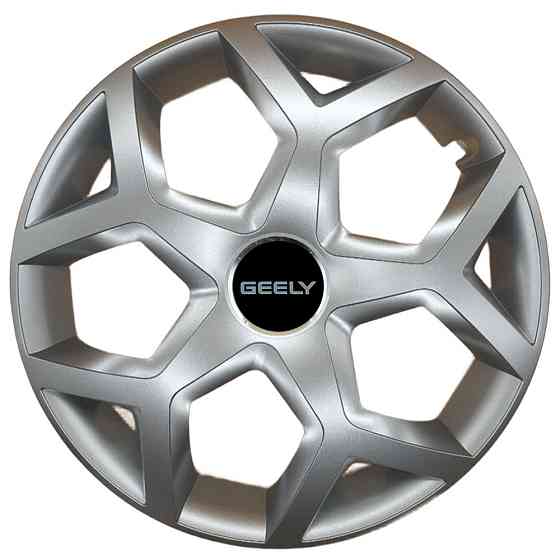 Автомобильные модельные колпаки R16 Geely 435 4шт, SJS, серебристые Винница