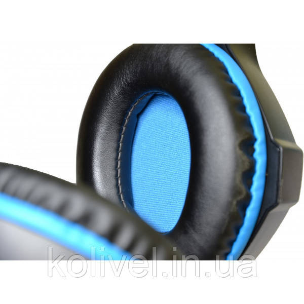 Навушники з мікрофоном Microlab G7 black+blue (G7_b+b) Київ - фото 3
