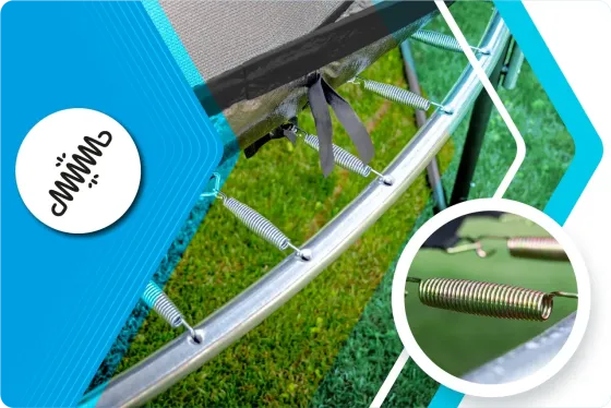 Батут THUNDER INSIDE ELITE з внутрішньою сіткою 8 футів 244 см чорний Київ